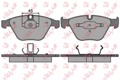 Комплект тормозных колодок (VILLAR: 626.1510)