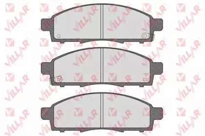 Комплект тормозных колодок (VILLAR: 626.1533)