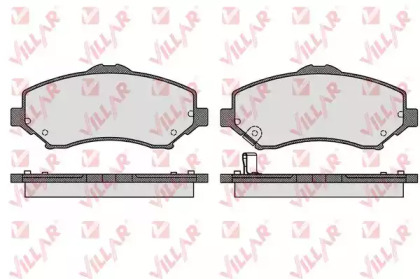 Комплект тормозных колодок (VILLAR: 626.1548)