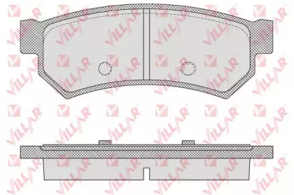 Комплект тормозных колодок (VILLAR: 626.1564)