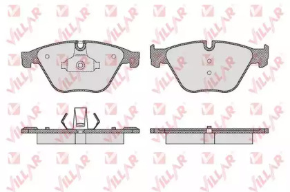 Комплект тормозных колодок (VILLAR: 626.1619)