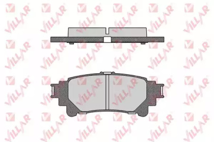 Комплект тормозных колодок (VILLAR: 626.1693)