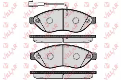 Комплект тормозных колодок (VILLAR: 626.1698)