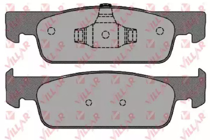 Комплект тормозных колодок (VILLAR: 626.1702)