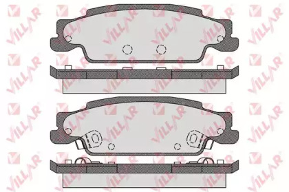 Комплект тормозных колодок (VILLAR: 626.1705)