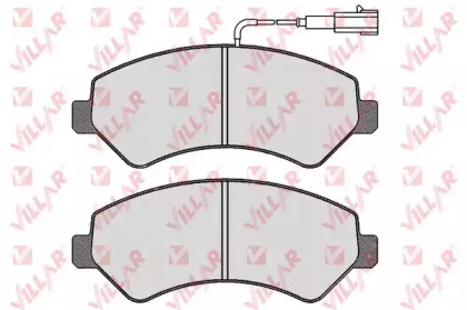 Комплект тормозных колодок (VILLAR: 626.1721)