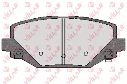 Комплект тормозных колодок (VILLAR: 626.1747)