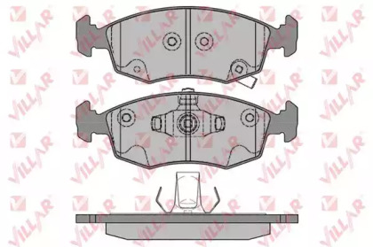 Комплект тормозных колодок (VILLAR: 626.1766)
