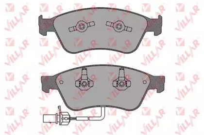 Комплект тормозных колодок (VILLAR: 626.1772)