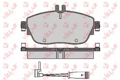 Комплект тормозных колодок (VILLAR: 626.1781A)