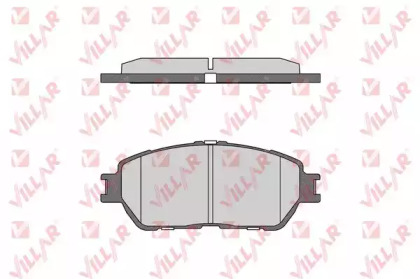 Комплект тормозных колодок (VILLAR: 626.1792)