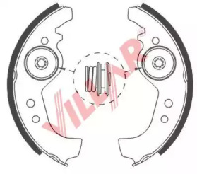 Комлект тормозных накладок (VILLAR: 629.0539)