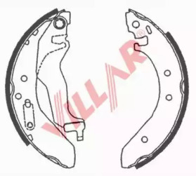 Комлект тормозных накладок (VILLAR: 629.0638)