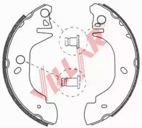 Комлект тормозных накладок (VILLAR: 629.0654)