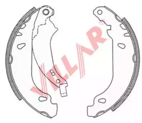 Комлект тормозных накладок (VILLAR: 629.0690)