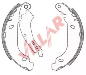 Комлект тормозных накладок (VILLAR: 629.0691)