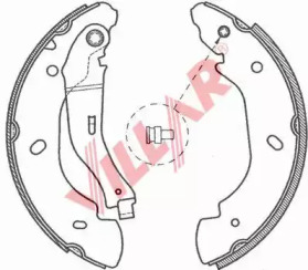 Комлект тормозных накладок (VILLAR: 629.0719)