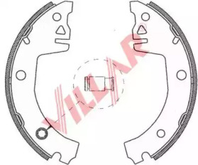 Комлект тормозных накладок (VILLAR: 629.0762)