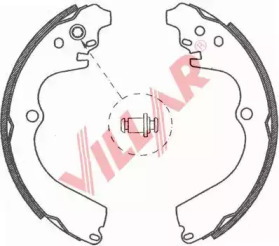 Комлект тормозных накладок (VILLAR: 629.0766)