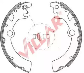 Комлект тормозных накладок (VILLAR: 629.0768)