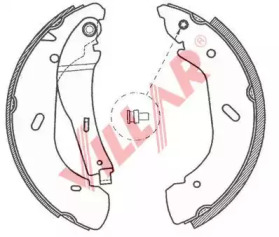 Комлект тормозных накладок (VILLAR: 629.0788)