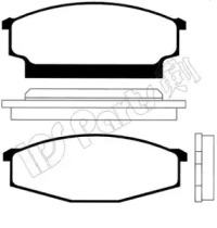 Комплект тормозных колодок (IPS Parts: IBD-1132)