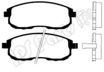 Комплект тормозных колодок (IPS Parts: IBD-1143)