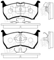 Комплект тормозных колодок (IPS Parts: IBD-1301)