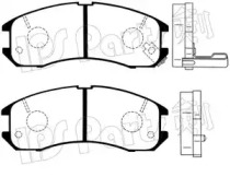 Комплект тормозных колодок (IPS Parts: IBD-1331)