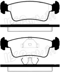 Комплект тормозных колодок (IPS Parts: IBD-1898)