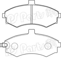 Комплект тормозных колодок (IPS Parts: IBD-1H14)