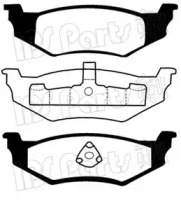 Комплект тормозных колодок (IPS Parts: IBR-1016)