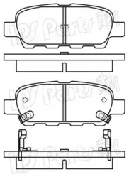 Комплект тормозных колодок (IPS Parts: IBR-1154)