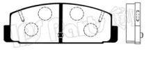 Комплект тормозных колодок (IPS Parts: IBR-1302)