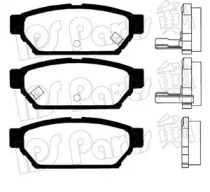 Комплект тормозных колодок (IPS Parts: IBR-1504)