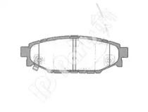 Комплект тормозных колодок (IPS Parts: IBR-1704)