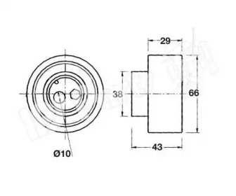 Натяжитель (IPS Parts: ITB-6103)