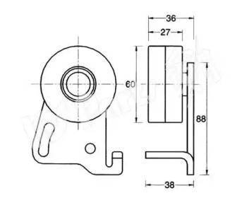 Натяжитель (IPS Parts: ITB-6105)