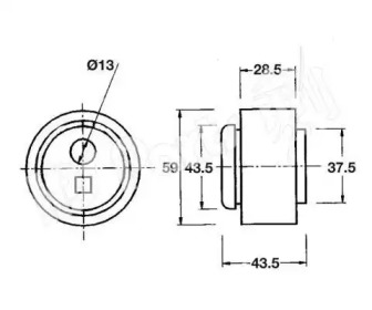 Натяжитель (IPS Parts: ITB-6120)