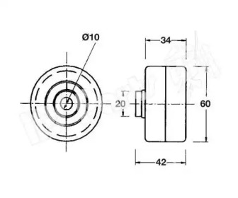 Натяжитель (IPS Parts: ITB-6121)