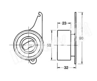 Натяжитель (IPS Parts: ITB-6303)