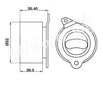 Натяжитель (IPS Parts: ITB-6308)