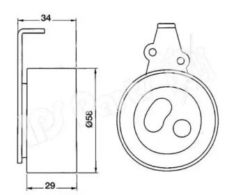 Натяжитель (IPS Parts: ITB-6310)