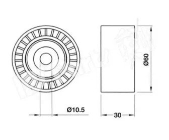 Натяжитель (IPS Parts: ITB-6334)