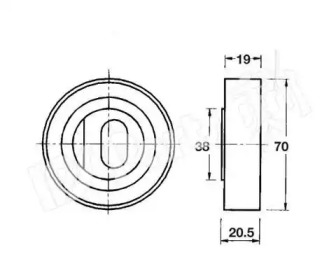 Натяжитель (IPS Parts: ITB-6417)