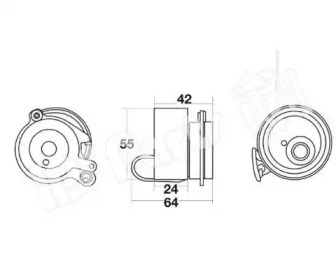 Натяжитель (IPS Parts: ITB-6423)