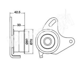 Натяжитель (IPS Parts: ITB-6501)