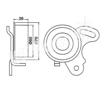 Натяжитель (IPS Parts: ITB-6503)