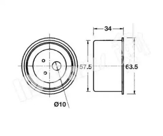 Натяжитель (IPS Parts: ITB-6515)