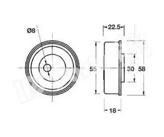 Натяжитель (IPS Parts: ITB-6531)